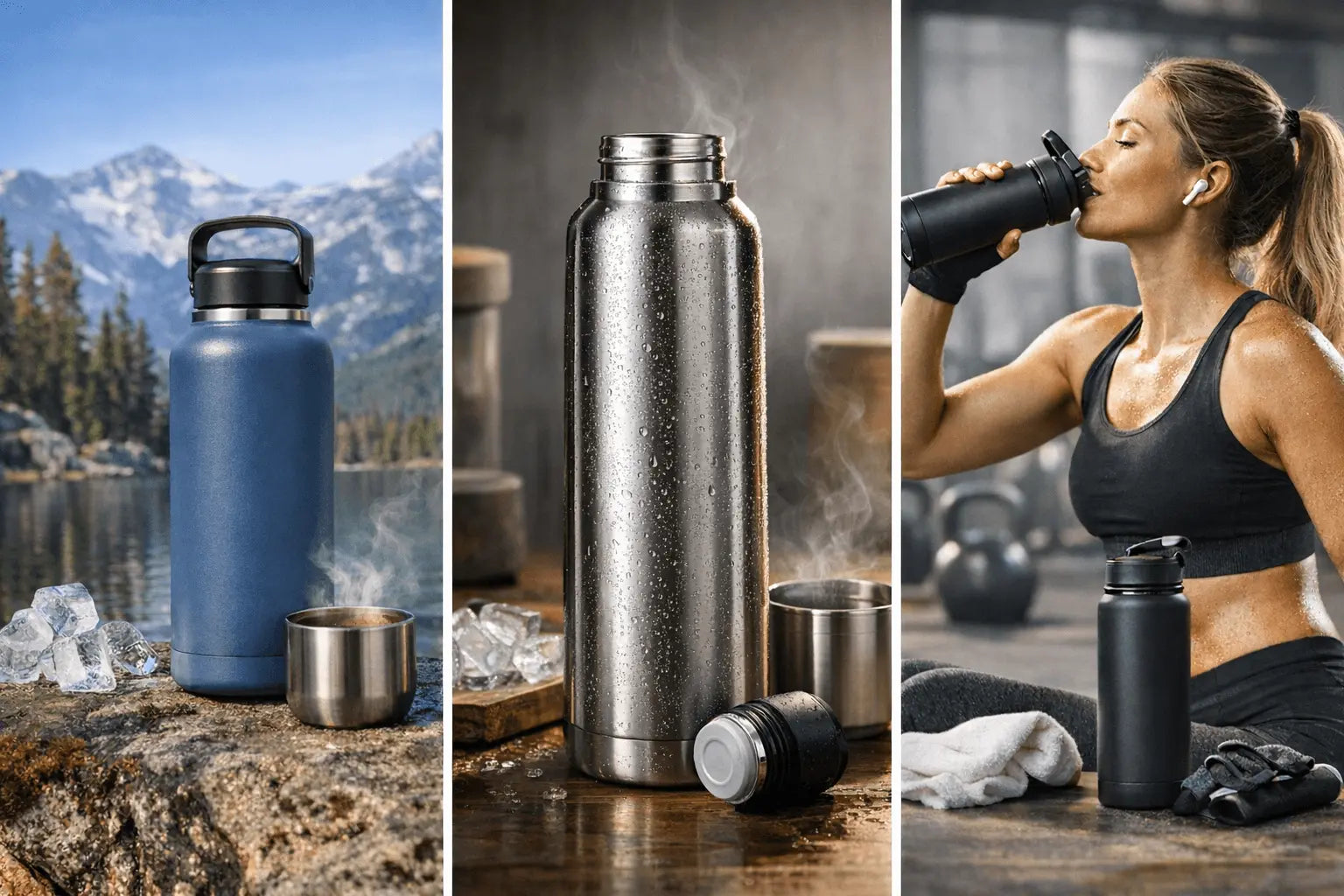 best insulated water bottle 2026 stainless steel reusable bottle durable insulated water bottle for gym and travel leak proof insulated water bottle for everyday use