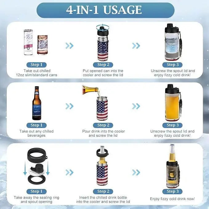 leak proof black insulated water bottle wide mouth lid design