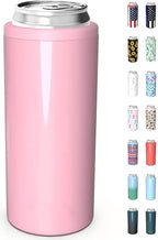 Skinny Can Cooler for Slim 12 oz Cans – Glitter Blush
