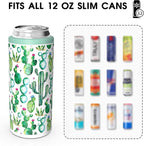 Skinny Can Cooler for Slim 12 oz Cans – Cactus