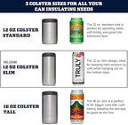 insulated bottles thermoses tumbler fits 12oz slim cans and standard cans