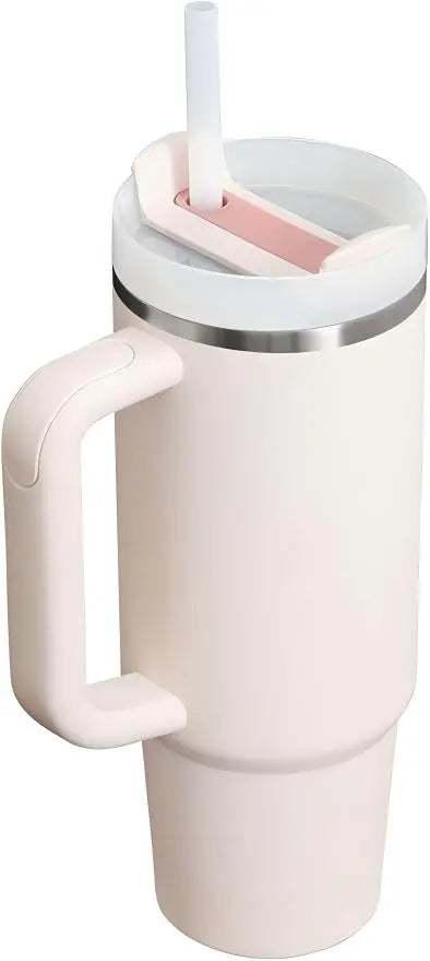 water bottle tumbler insulated bottles thermoses large capacity handle cup with straw lid