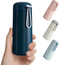 8 oz Insulated Water Bottle with Carry Handle – Dark Blue